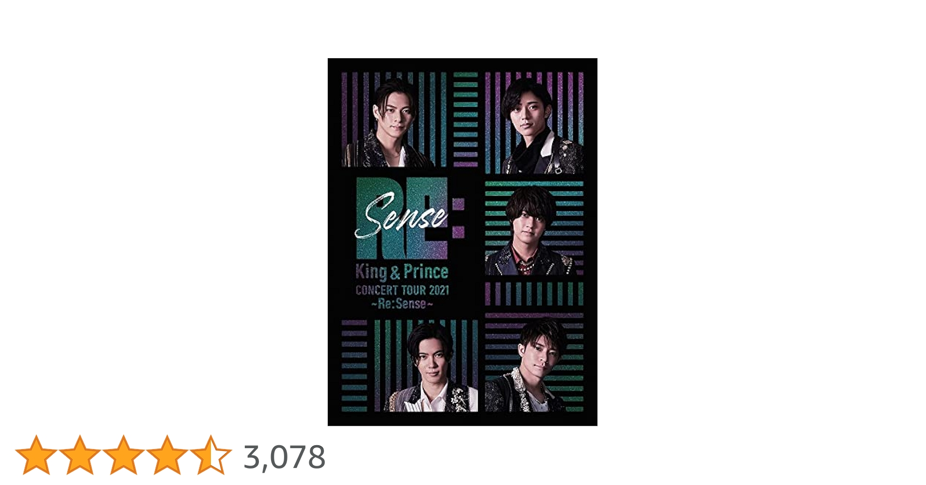 King & Prince/CONCERT TOUR 2021～Re:Sens… King & Prince「King & Prince CONCERT TOUR 2021 〜Re:Sense